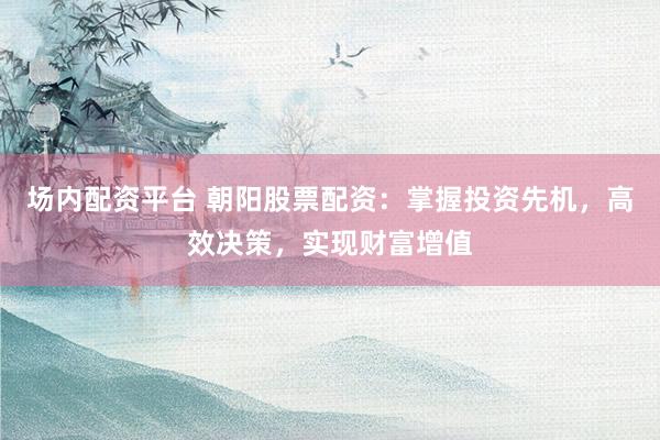 场内配资平台 朝阳股票配资：掌握投资先机，高效决策，实现财富增值