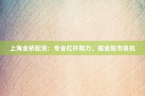 上海金桥配资：专业杠杆助力，掘金股市良机