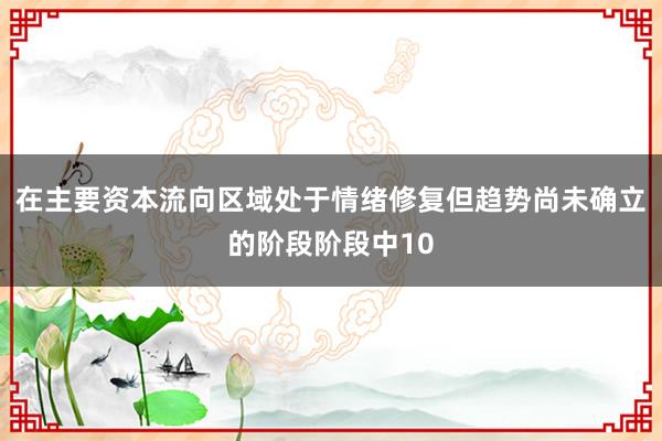 在主要资本流向区域处于情绪修复但趋势尚未确立的阶段阶段中10