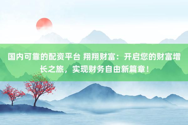 国内可靠的配资平台 翔翔财富：开启您的财富增长之旅，实现财务自由新篇章！