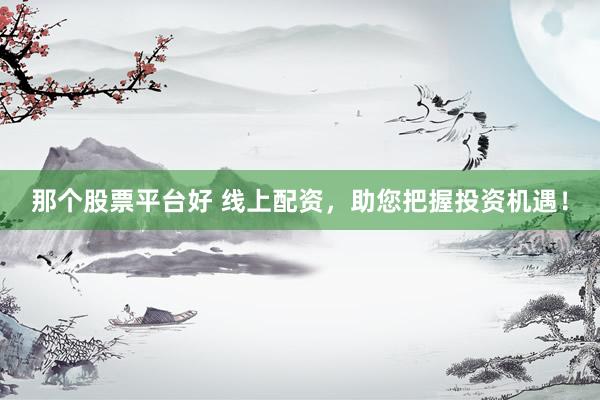 那个股票平台好 线上配资,助您把握投资机遇!